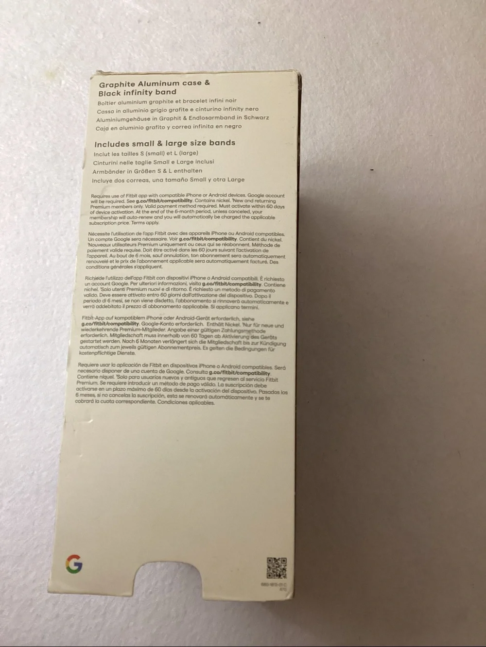 Fitbit Versa 4 Black Platinum Smartwatch, 39mm